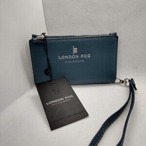 London Fog Women's Snap Wallet - Blue